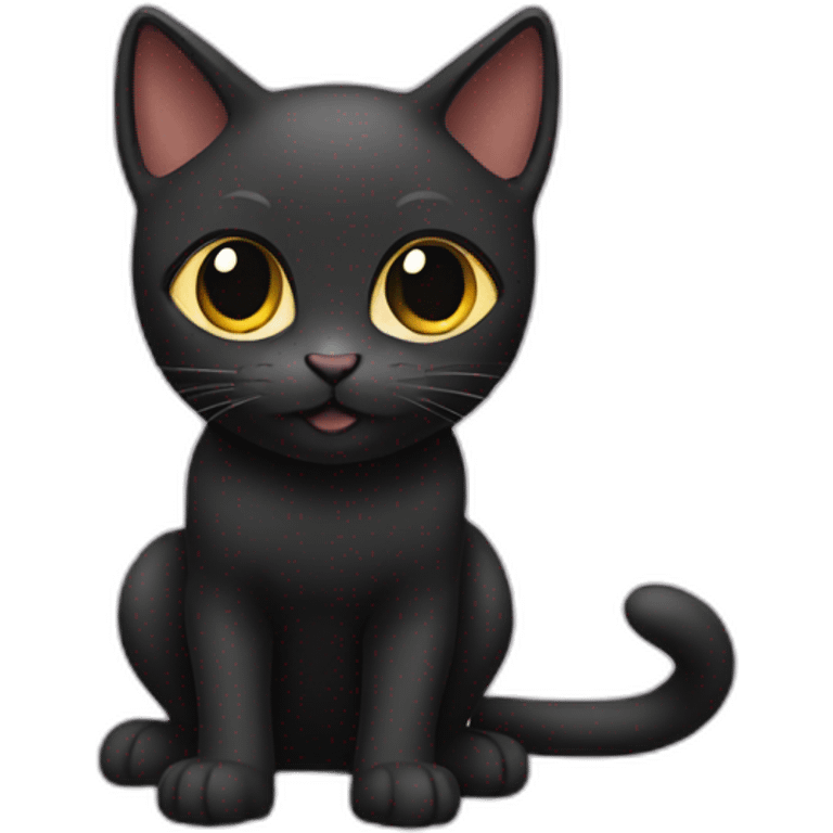 Chatte noire emoji