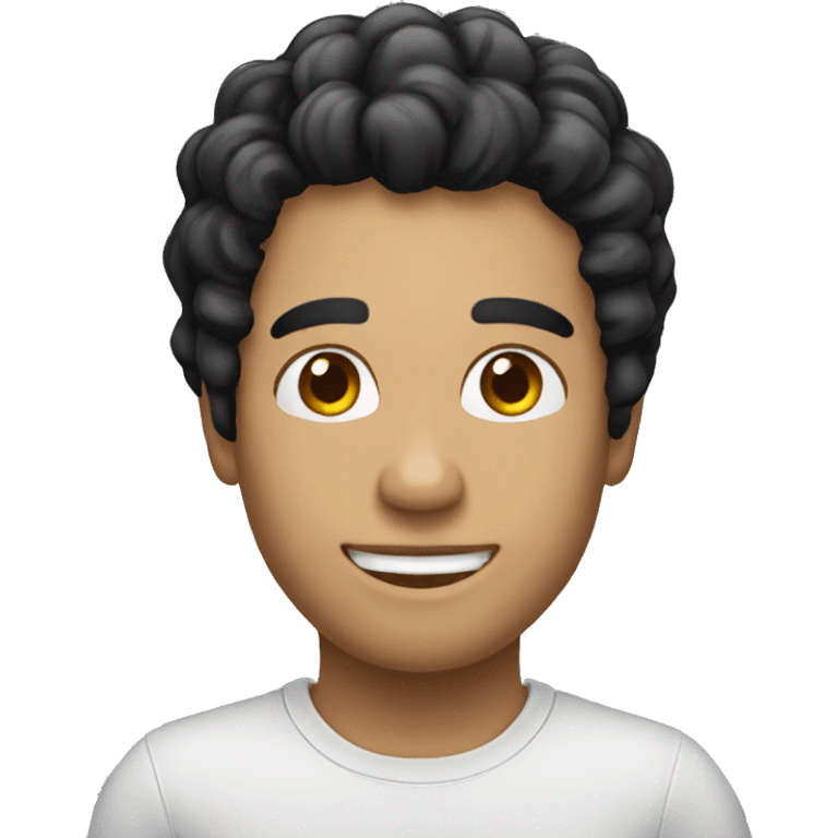 software engeneer black hair emoji