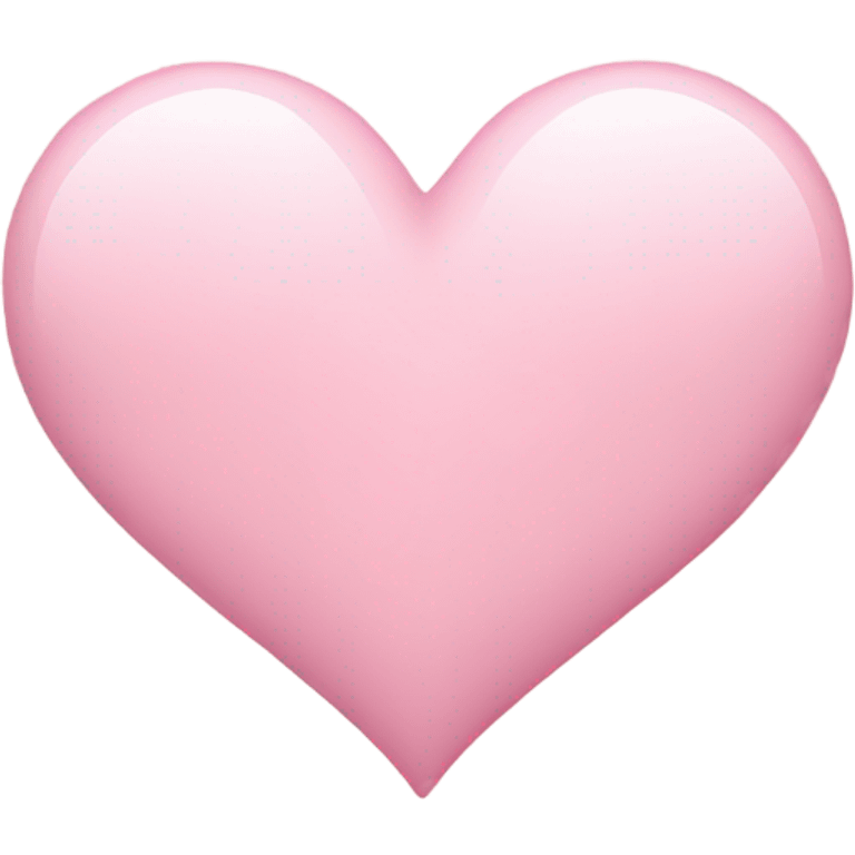 light pink heart emoji