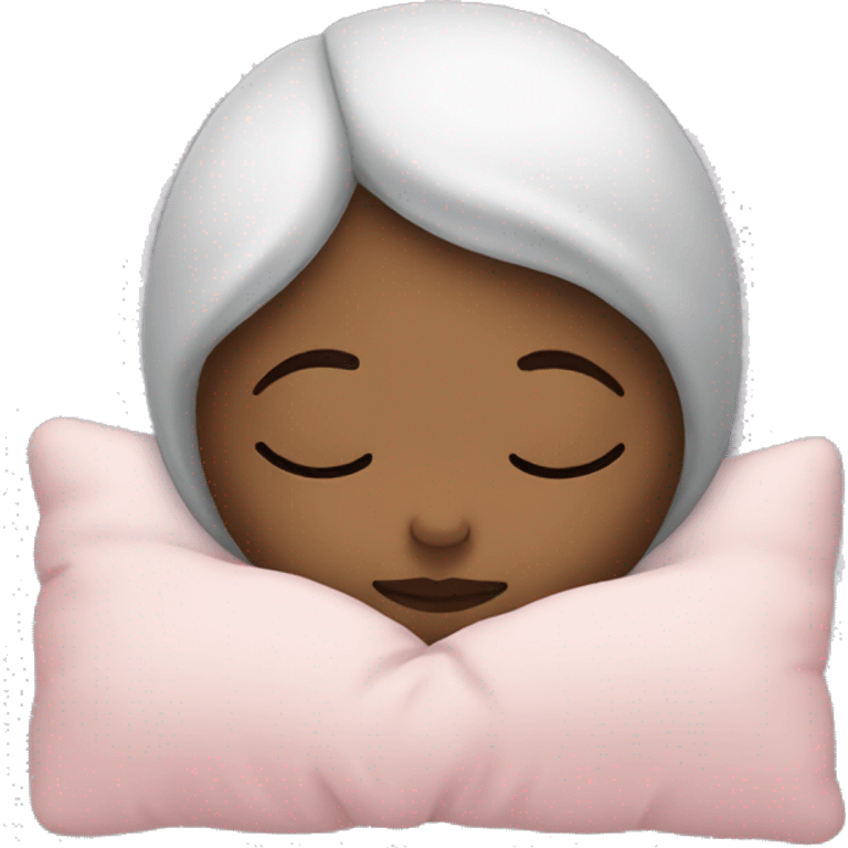 sleep girl emoji