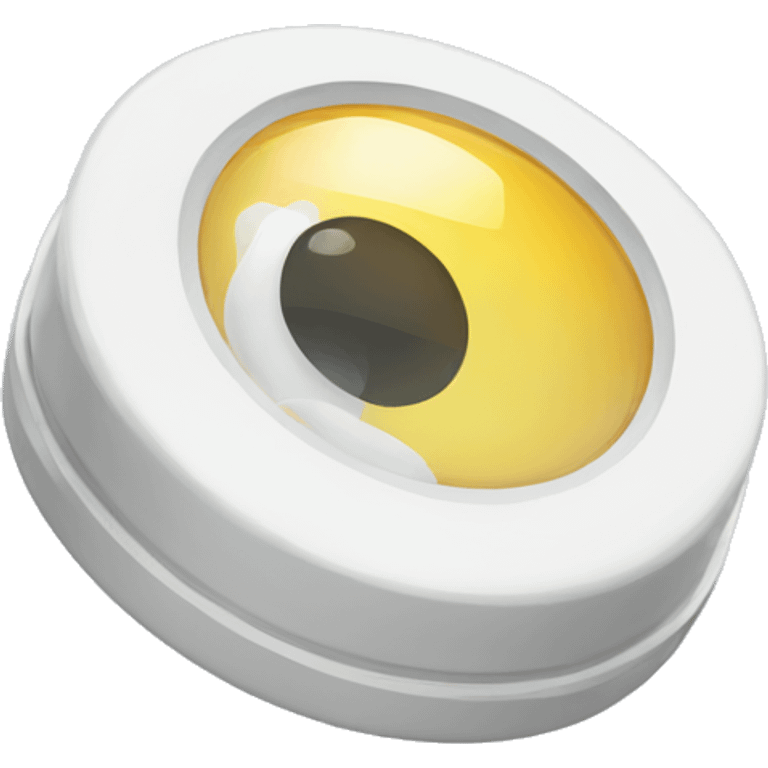 closed prescription contact lens case emoji