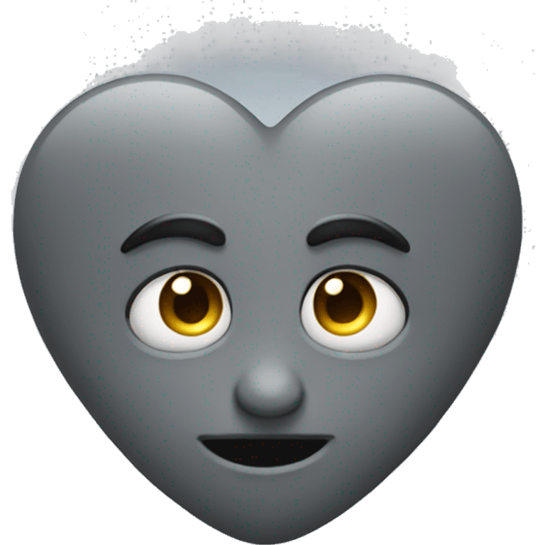 dim-grey-heart emoji