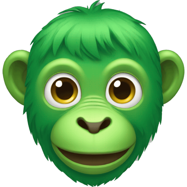 green monkey emoji