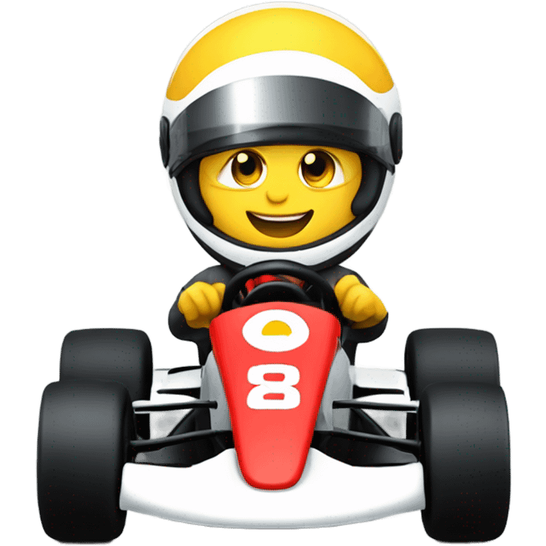 Go karting in the circuit Spa emoji