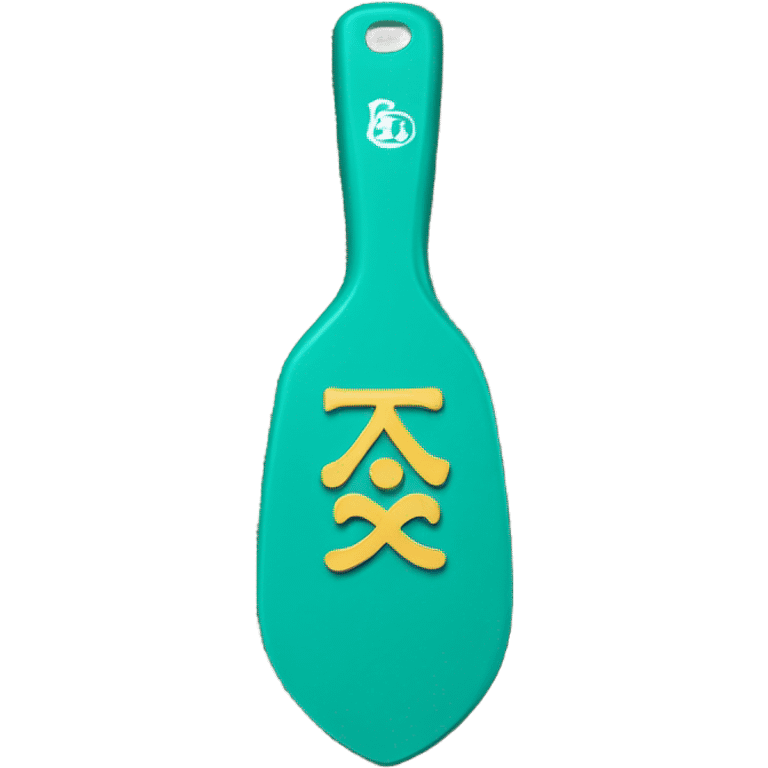 Teal fraternity paddle emoji