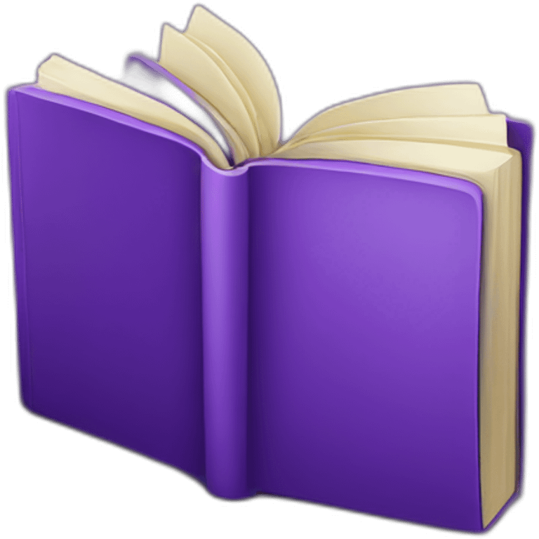 purple book with "CB" in the cover emoji