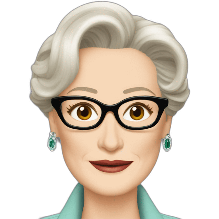 Meryl Streep in the devil wears prada emoji