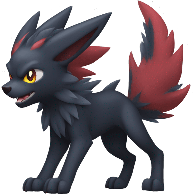 Nargacuga-Litten-Zoroark full body emoji