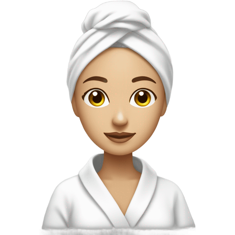 spa day white girl emoji