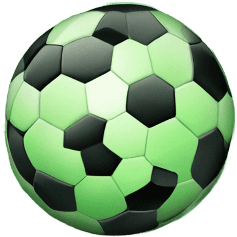 green soccer ball emoji