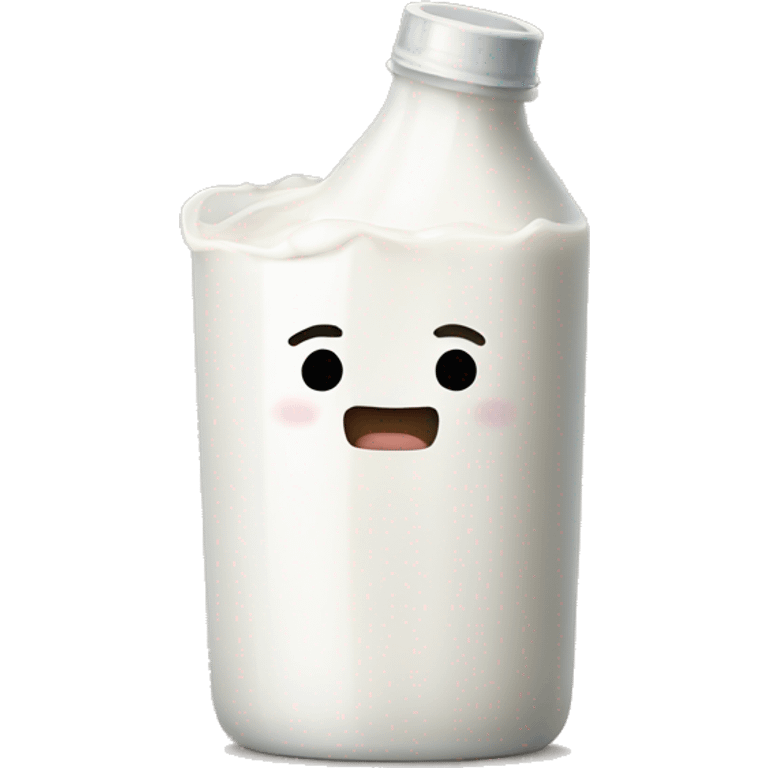 Person whit milk emoji