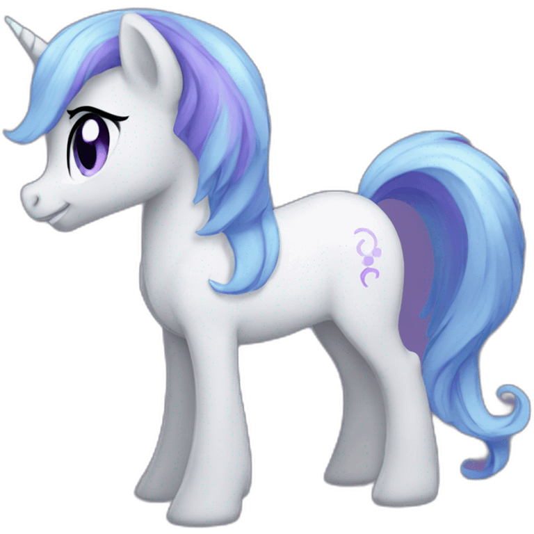 Rarity from my little pony emoji