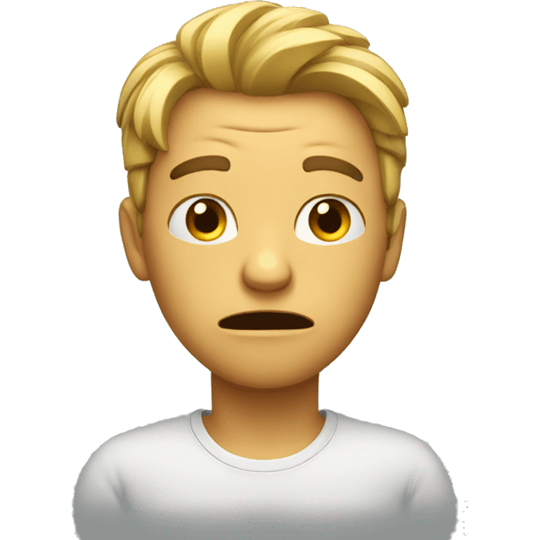 an annoyed person emoji