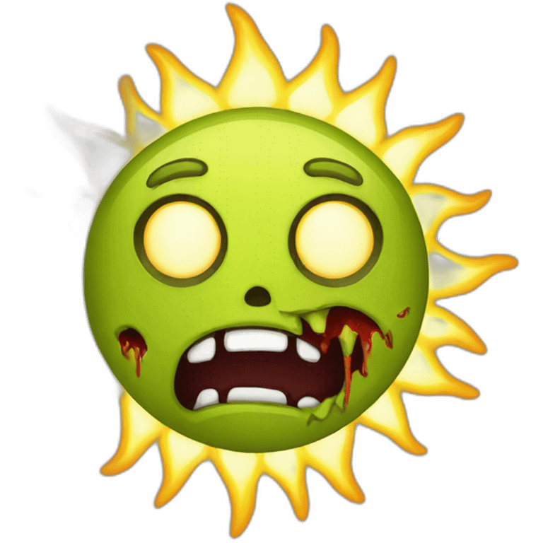 zombie sun emoji