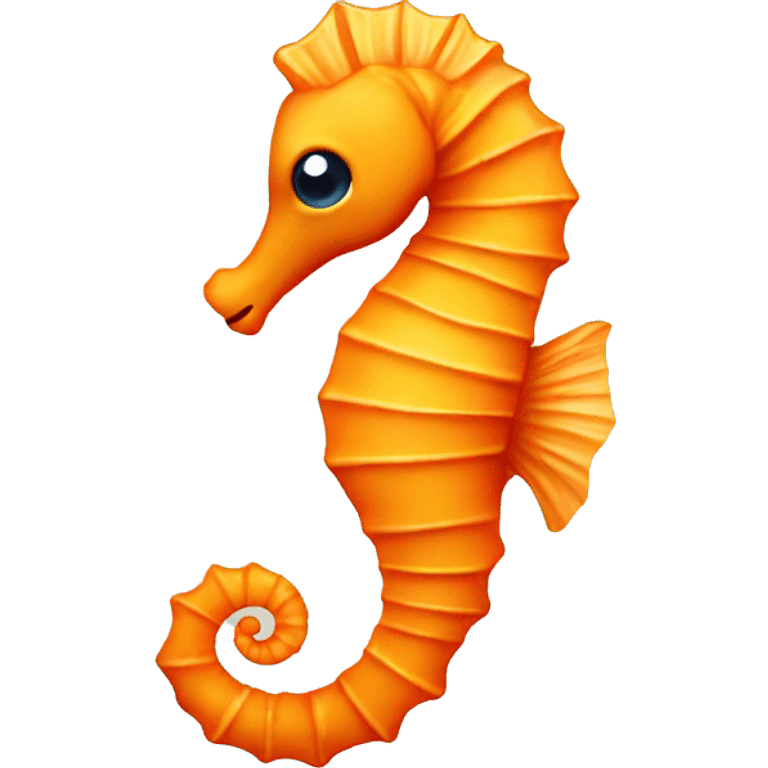 Orange Seahorse emoji