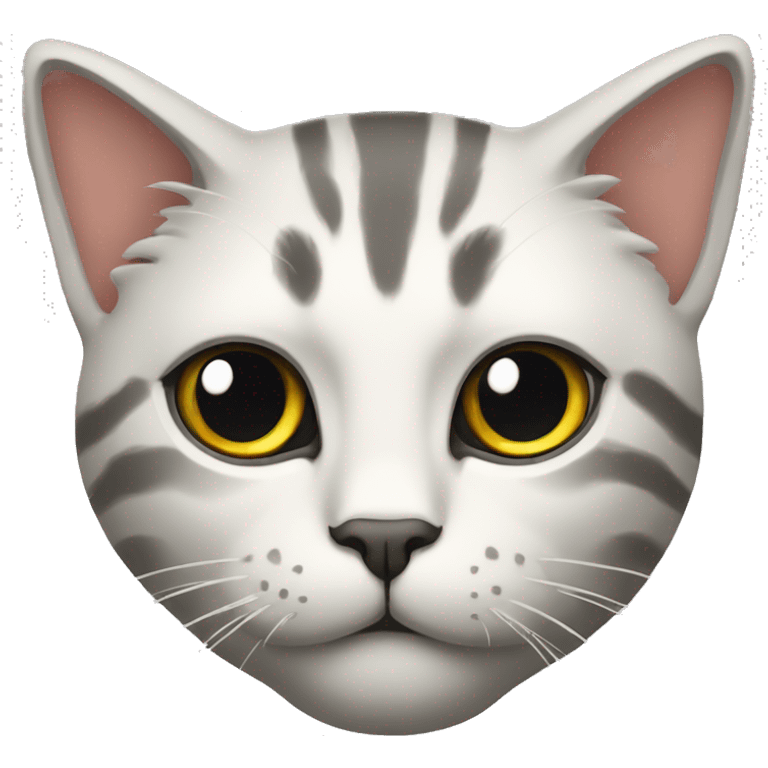 Katze mit halloschild emoji