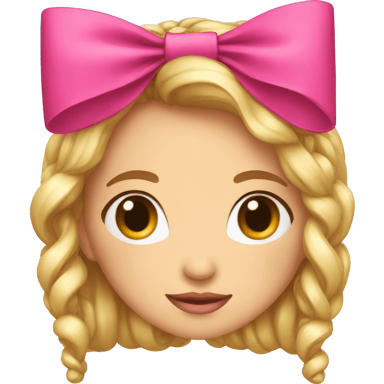 coquette bow emoji