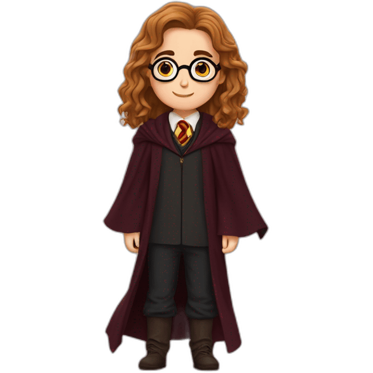 Harry potter qui fait un bisou à Hermione emoji