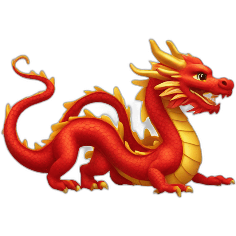  Put a dragon but it’s a Chinese new year emoji