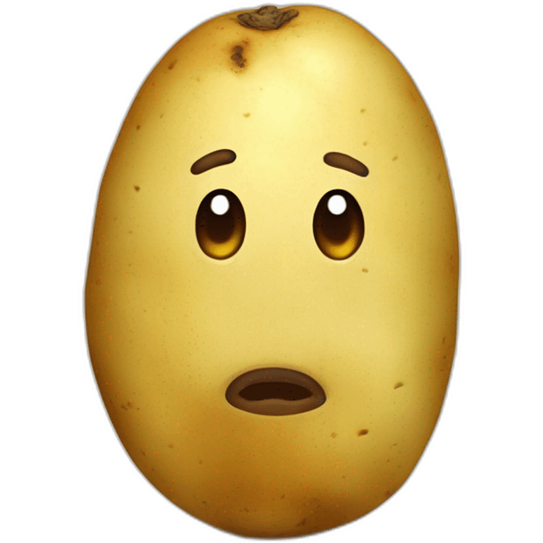 Potatoes with face and the text "Atrevido de las papas" emoji