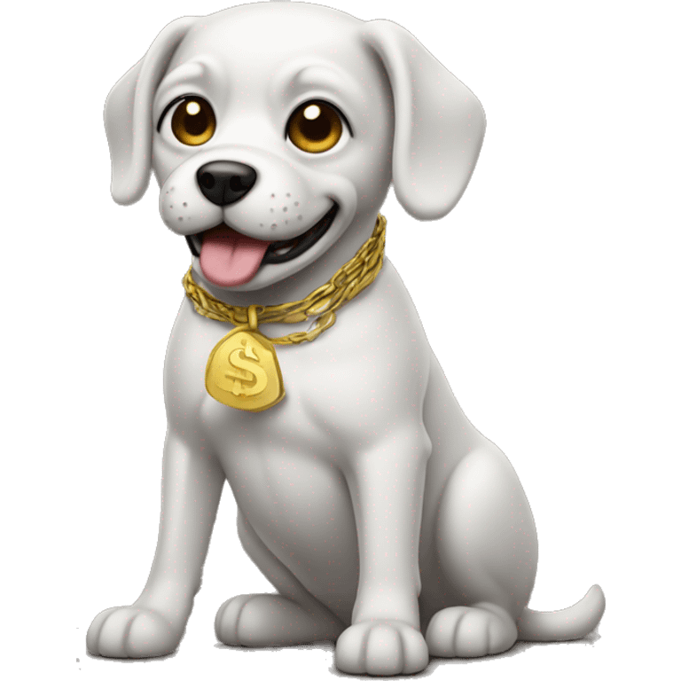 Money dog emoji