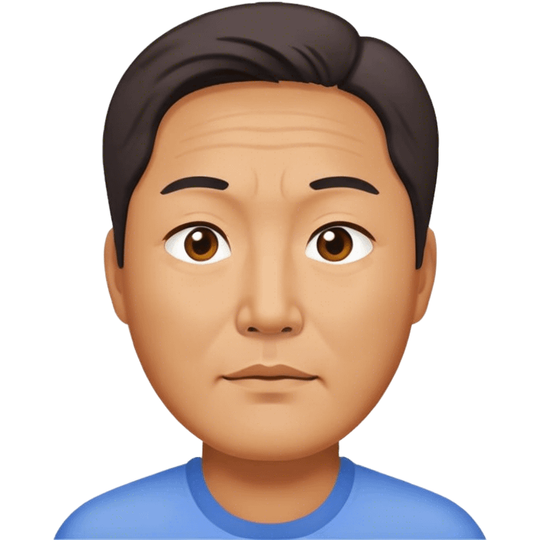 photorealistic korean worker middle age man emoji