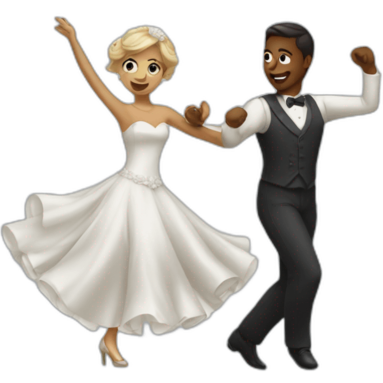 Wedding dance  emoji