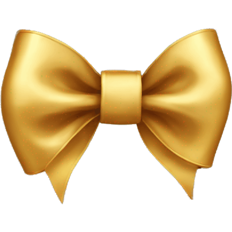 gold bow emoji