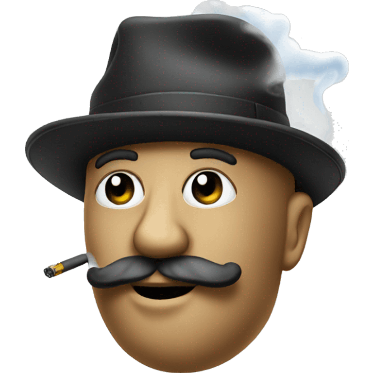 Vape with hat emoji