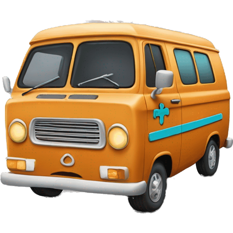 Scooby doo cartoon van emoji