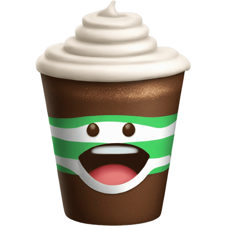 Pepermint mocha emoji