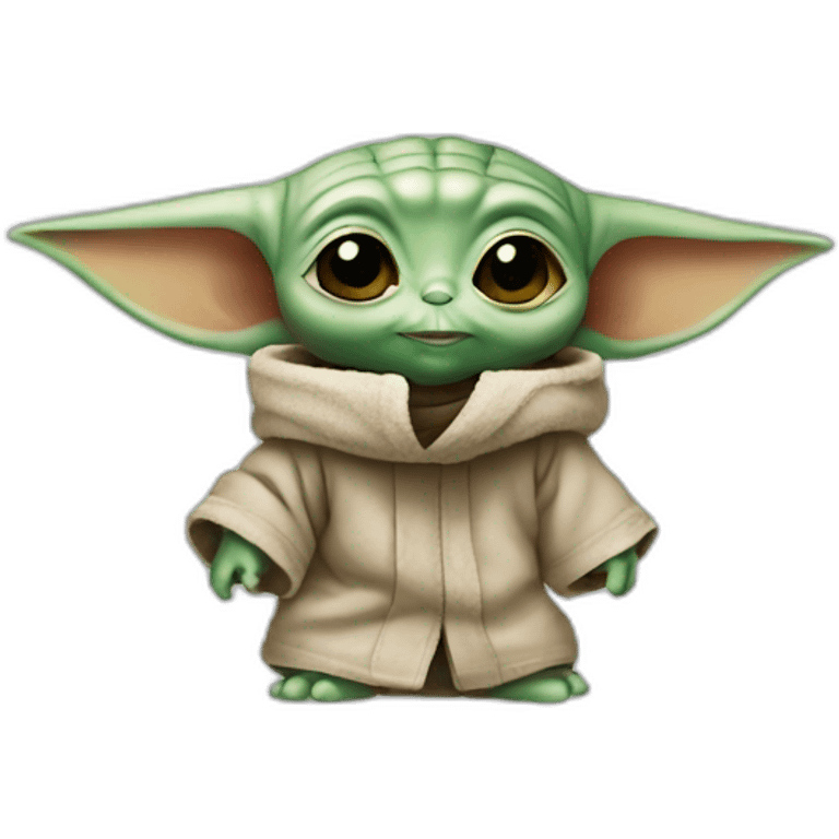 Cute Baby yoda emoji