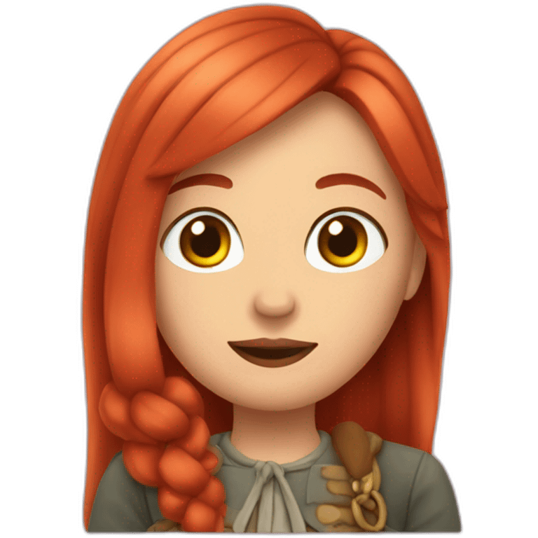 Bertille-rousse-heart emoji