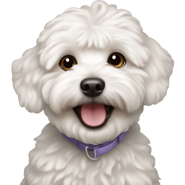 Happy maltipoo  emoji