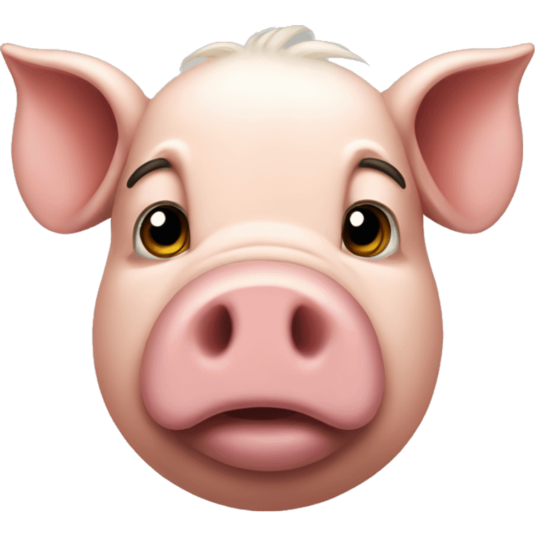 Buff pig emoji