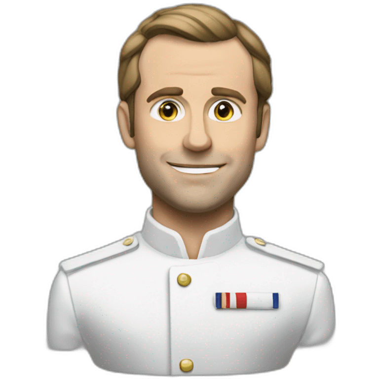 Macron making drift emoji