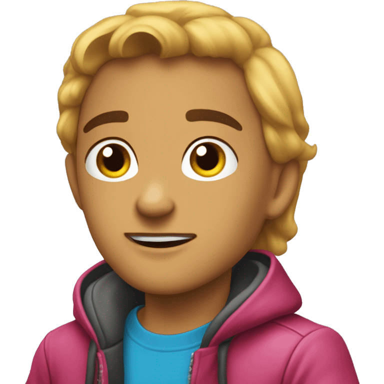 The word ‘Brat’ in Comic book style  emoji