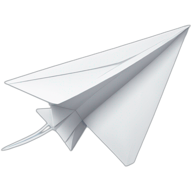 extremely fast paper airplane emoji