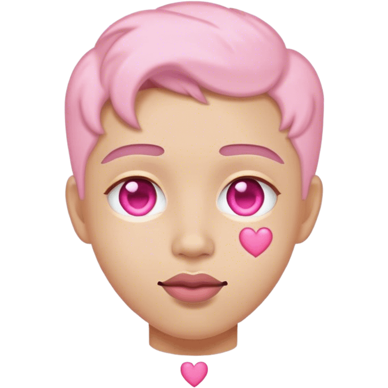 pink heart eyes emoji  emoji