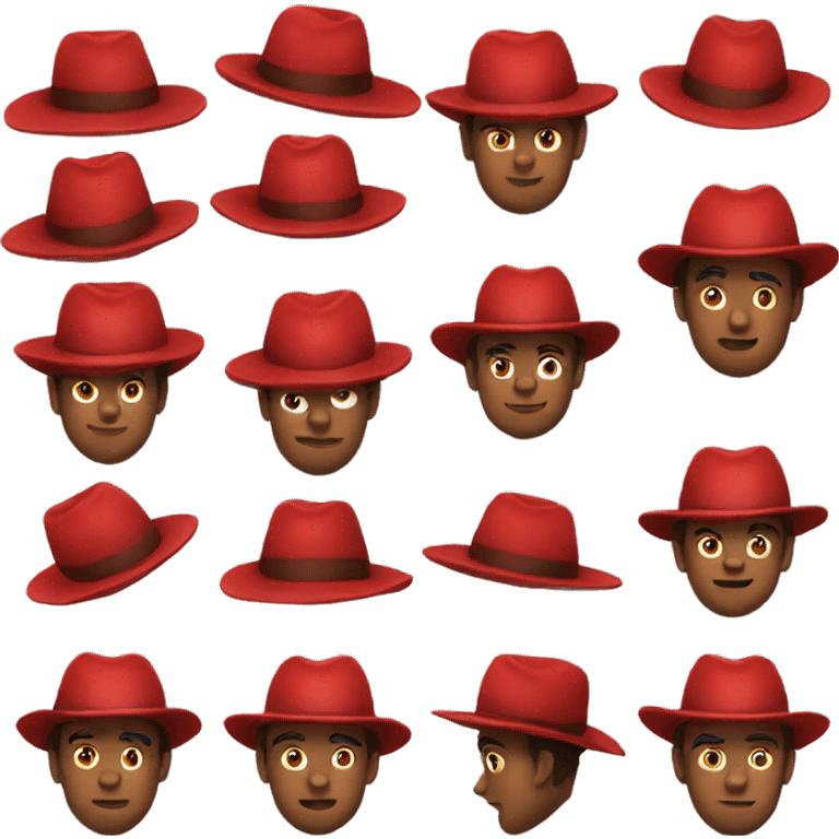 red fedora emoji