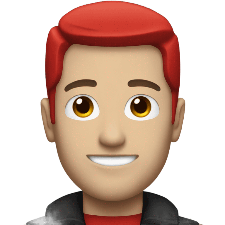 Josh Dun black and red  emoji