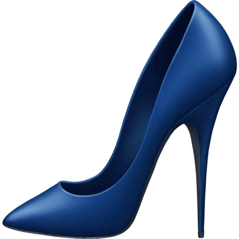 dark blue stiletto emoji