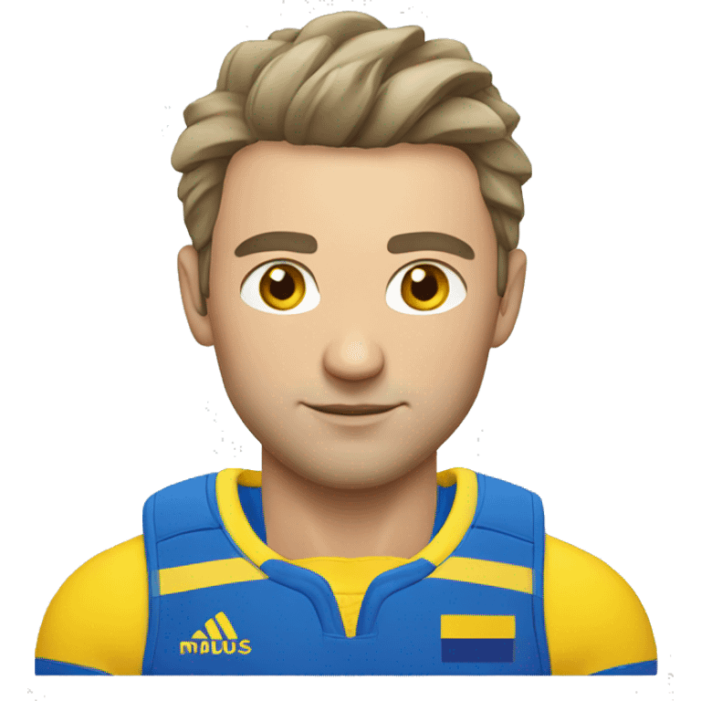 sportsman ukrainian just face emoji