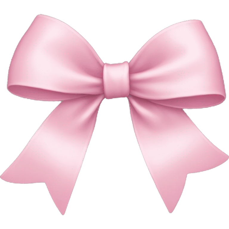 Light pink bow emoji