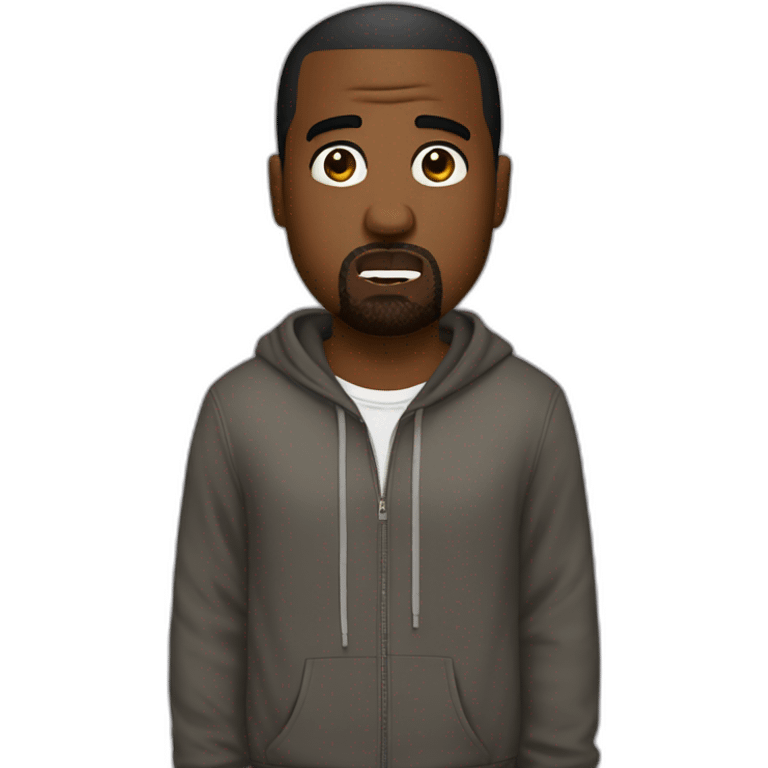 Kanye west has been shocked emoji