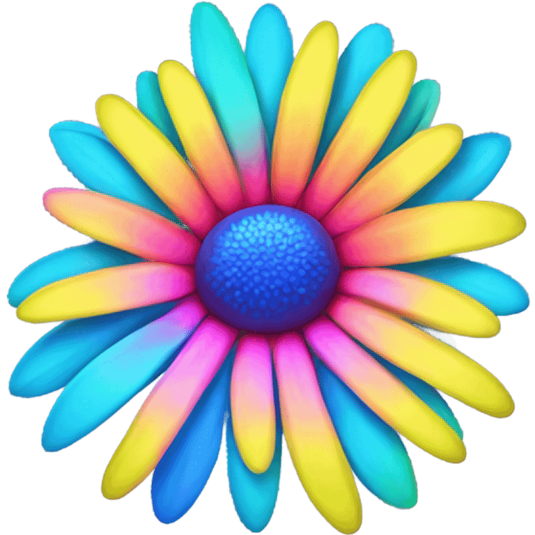 Neon daisy  emoji