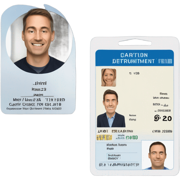 employee id card emoji