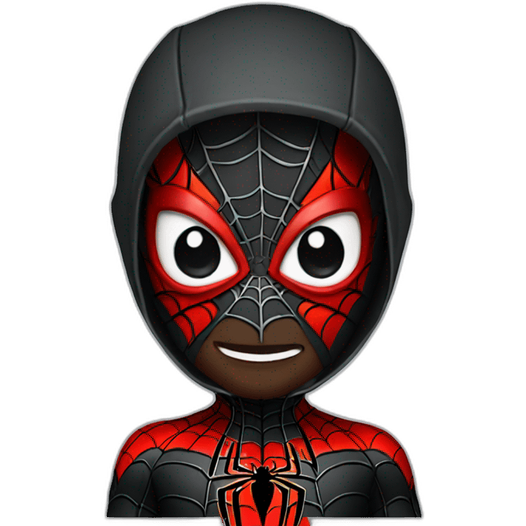 Dark spiderman emoji