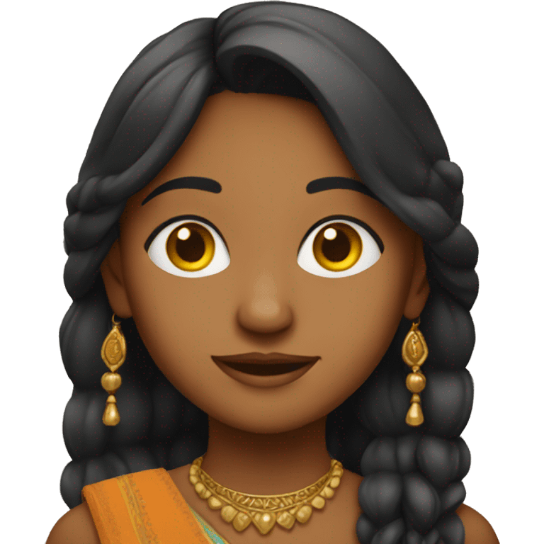 Indian girl  emoji