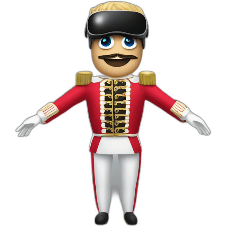 nutcracker in vr headset full body emoji